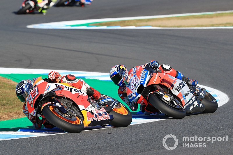 Dovizioso: Se aprende muito com Márquez porque é o melhor