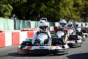 Gokart dilombakan di Olimpiade Remaja 2018