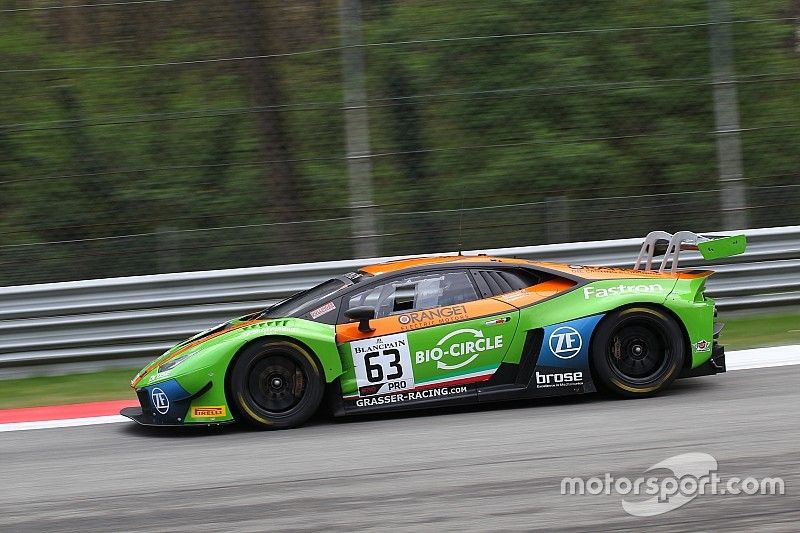 #63 GRT Grasser Racing Team Lamborghini Huracan GT3 Evo: Mirko Bortolotti, Rolf Ineichen, Christian Engelhart