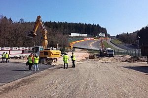 Spa-Francorchamps toont rallycrossomloop en renovatiewerken