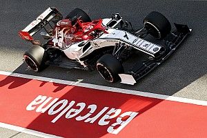 Alfa Romeo realizó su segundo día de filmación con Raikkonen en Barcelona