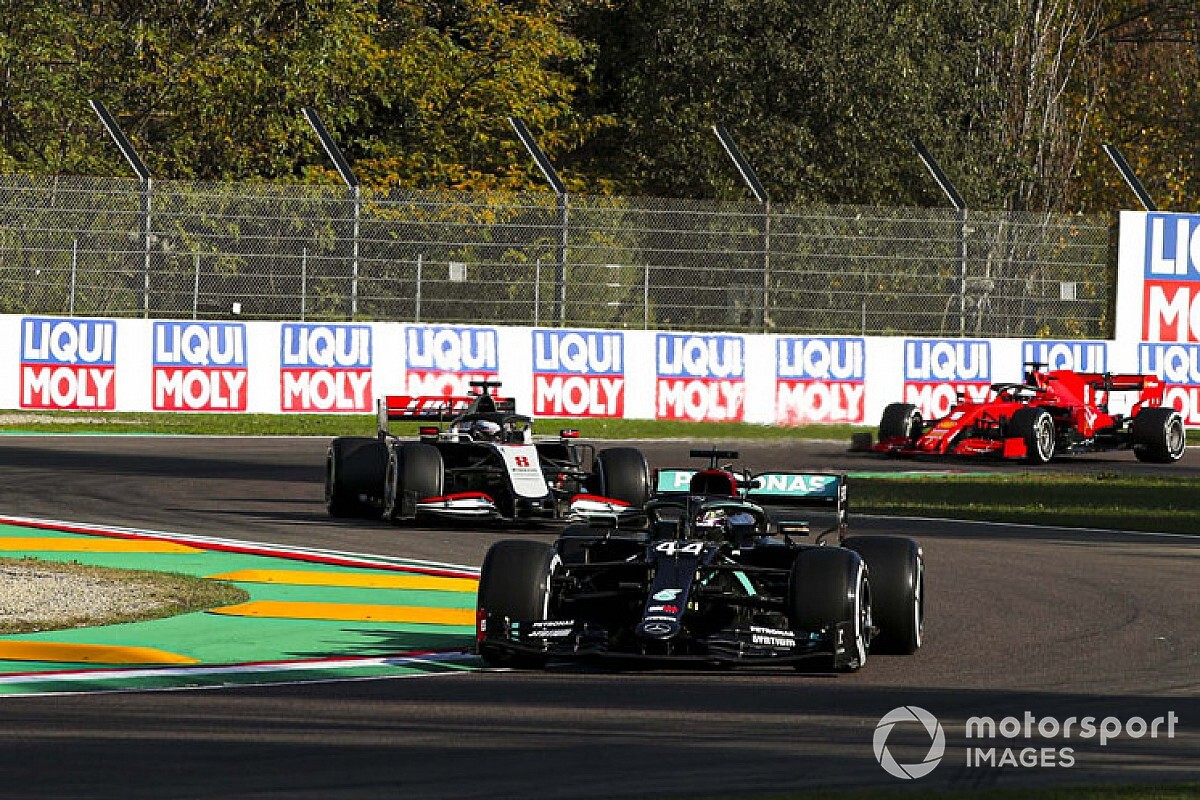 F1エミリア・ロマーニャ:90分1回の貴重なFPはハミルトン首位。フェルスタッペン2番手