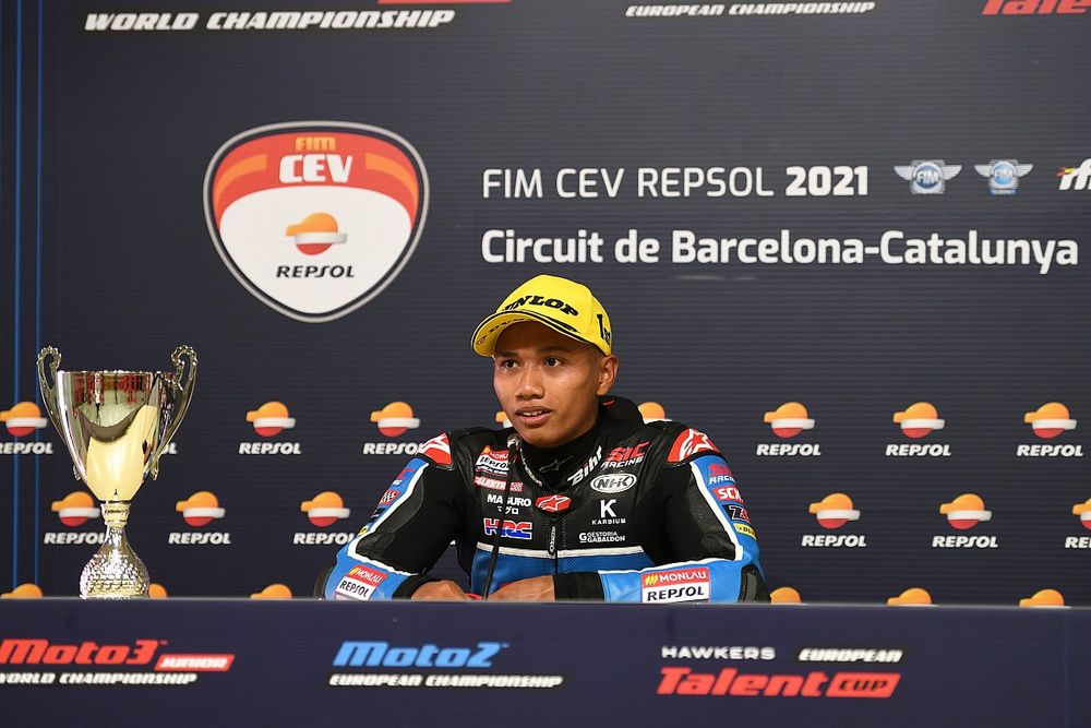 Perdana di Moto3 Aragon, Syarifuddin Azman Siap Berikan 200 Persen