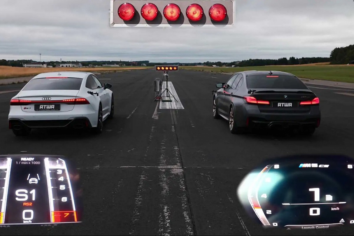 Videó: Kipróbálta magát gyorsulási versenyen a BMW M5 CS az Audi RS7 ellen