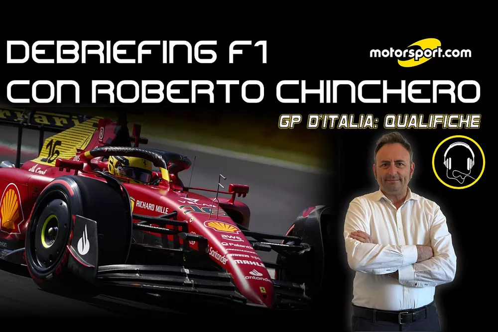 Cover "Debriefing F1 con Roberto Chinchero"GP Italia, Qualifiche