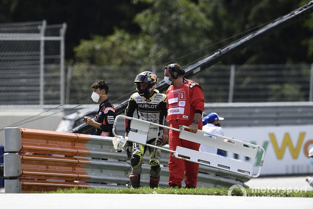 Johann Zarco, Avintia Racing crash