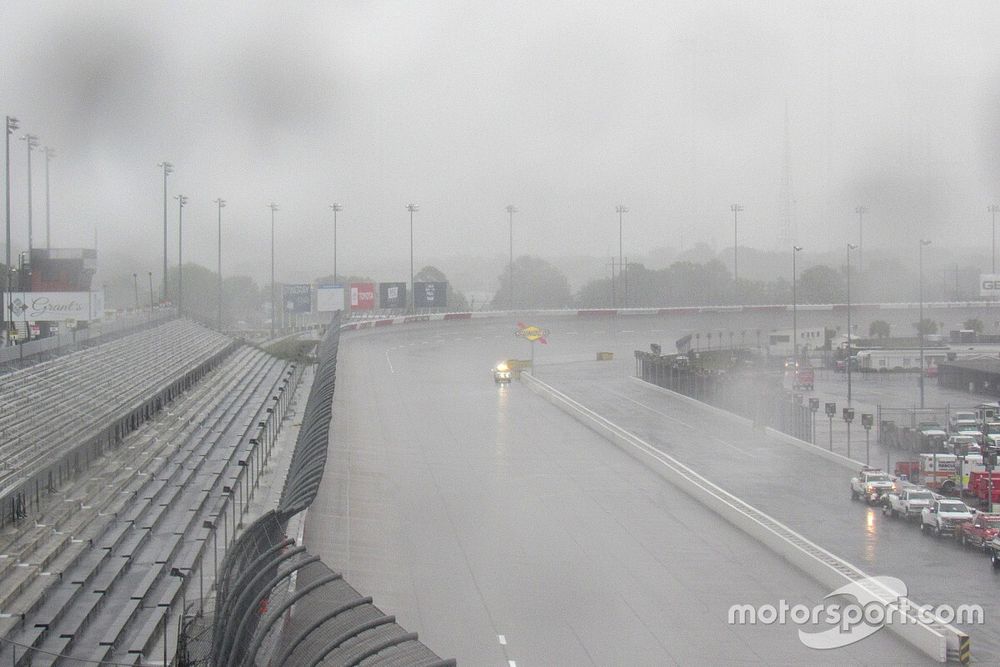 Rain threatens to halt NASCAR's return to action