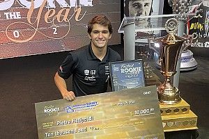 Fittipaldi receives fastest Indy 500 rookie qualifier award