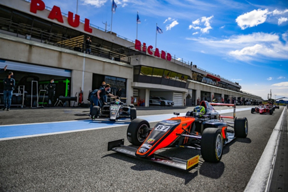 F4, Paul Ricard: miglior tempo per Bearman nelle Libere 1