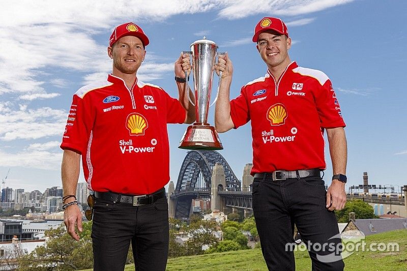 winners Scott McLaughlin, Alexandre Prémat, DJR Team Penske