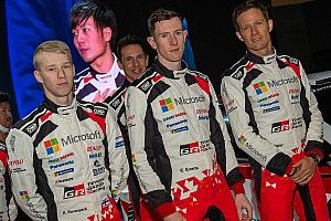 WRC: presentato il team Toyota con Ogier, Evans e Rovanpera