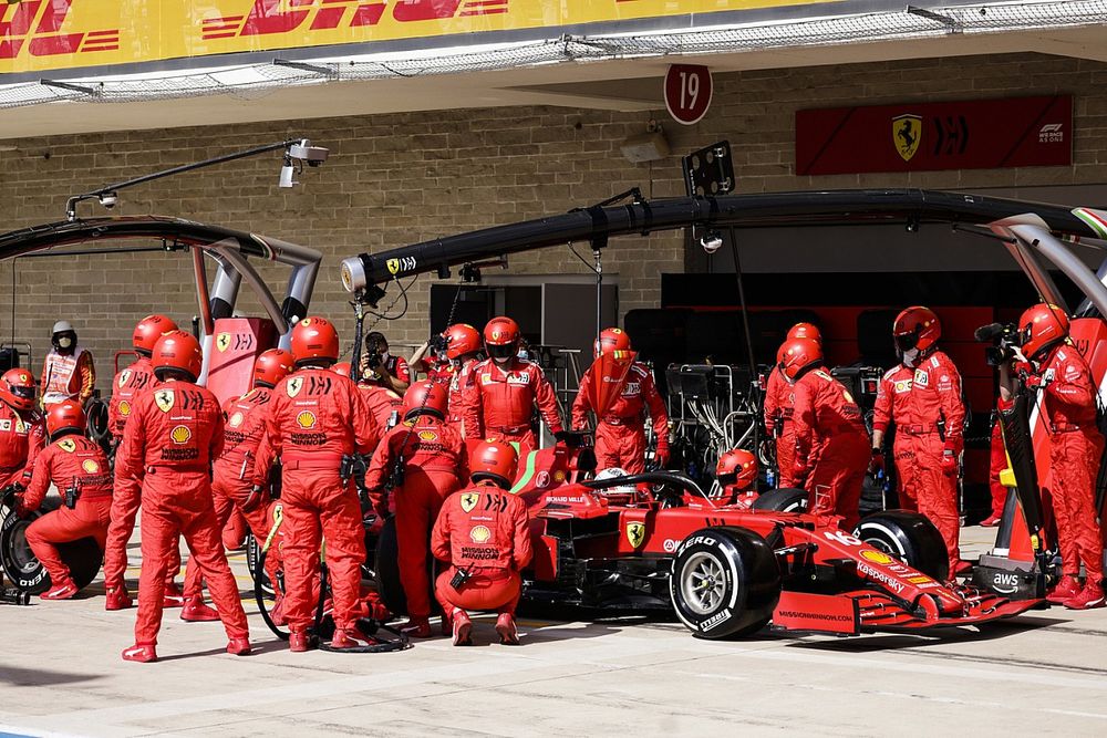 Ferrari Catatkan Pit Stop Tercepat F1 GP Amerika Serikat