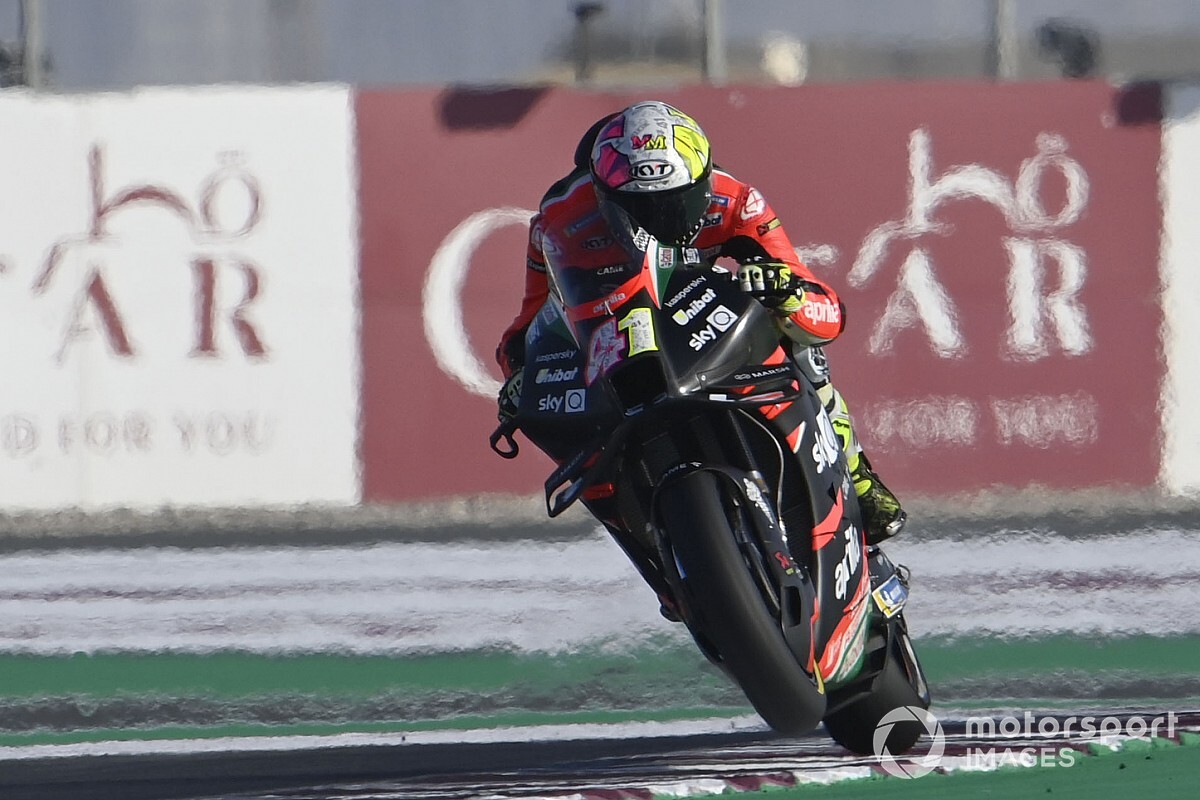 Test MotoGP Qatar, Giorno 3: Aprilia di nuovo al top alle 19
