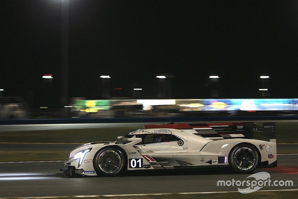 Rolex 24: Ganassi Cadillac leads night practice at Daytona