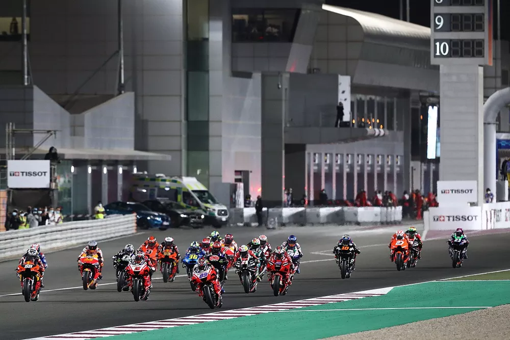 Jorge Martin, Pramac Racing, mène au départ du Grand Prix de Doha