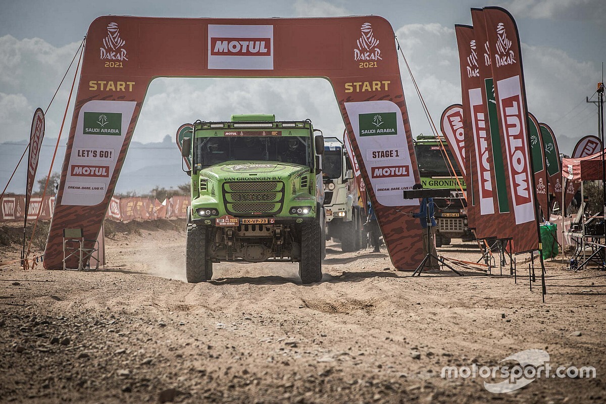 Debutant Van Groningen vervolgt de Dakar voor spek en bonen