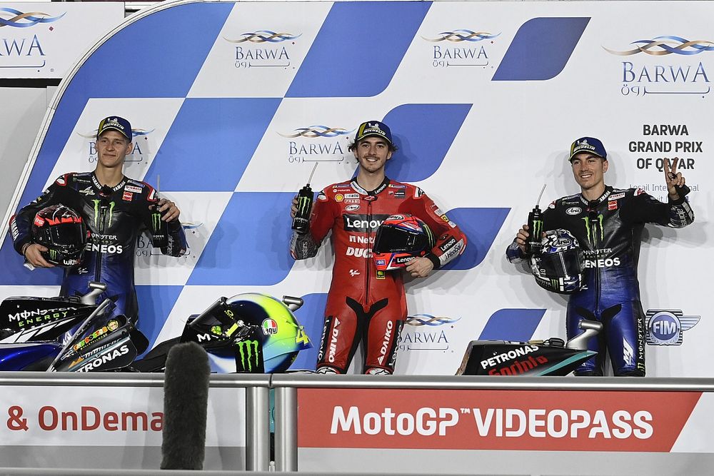 Katar MotoGP: Bagnaia pole pozisyonunu kazandı, Quartararo ikinci oldu