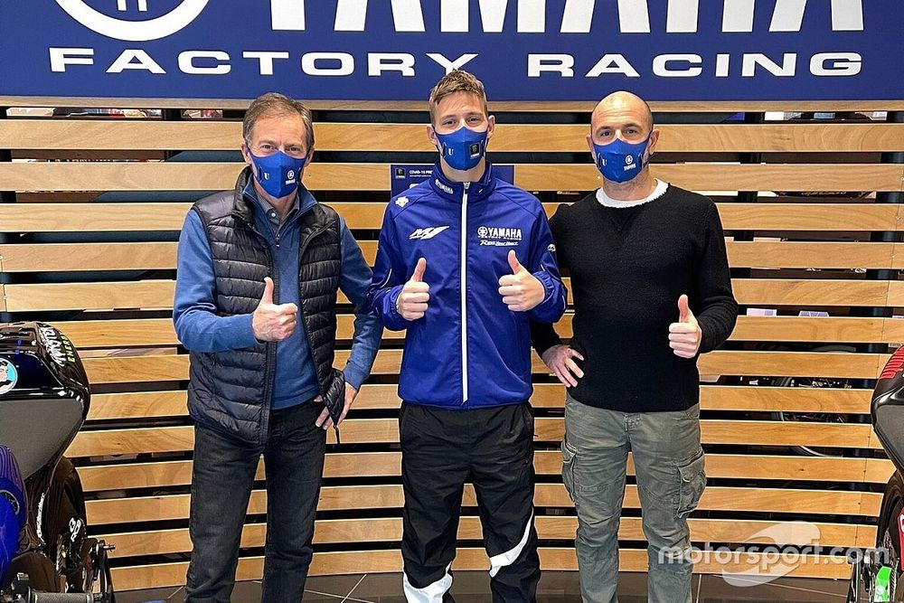 Primer contacto de Quartararo con el equipo oficial Yamaha