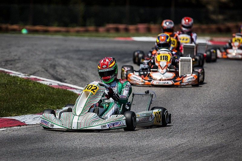 Hiltbrand pierde el liderato del Europeo de karting y Vidales, 5º