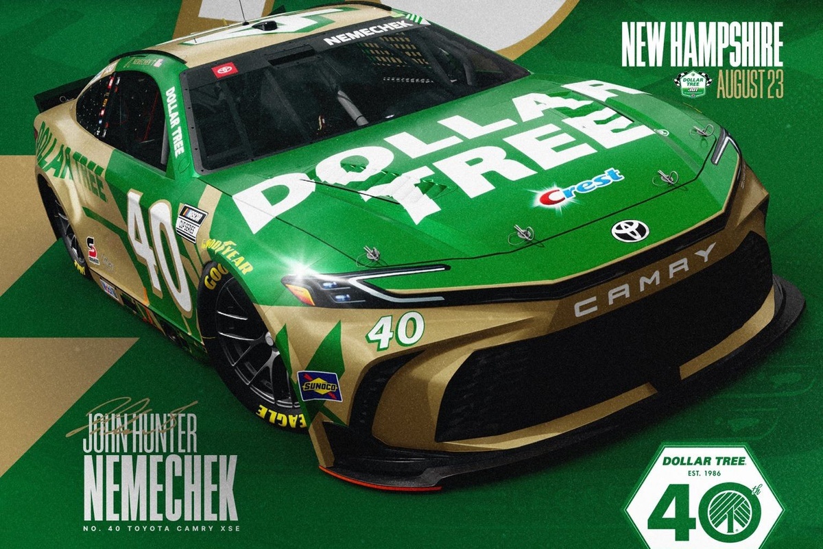 John Hunter Nemechek switches to No. 40 for special anniversary 