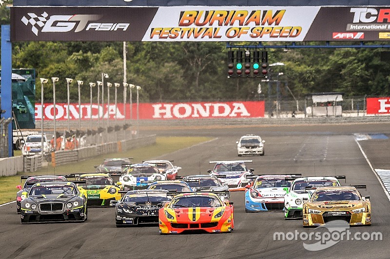 Liu and Rizzo take the new Ferrari 488 to victory in Thailand