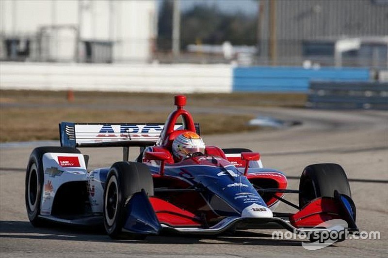 Leist aprova primeiro contato com carro da IndyCar de 2018