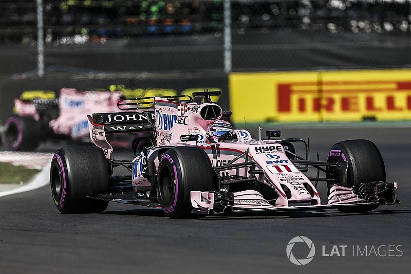 Force India ослабила запрет на борьбу своих пилотов