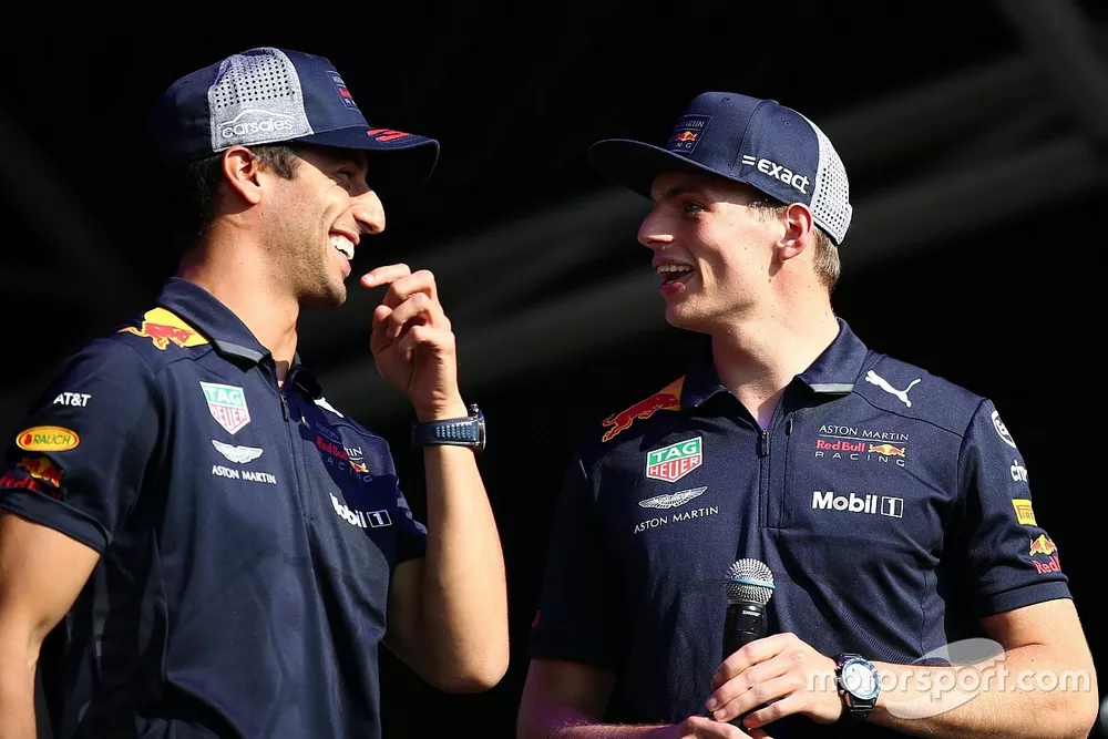 Max Verstappen en Daniel Ricciardo, Red Bull Racing