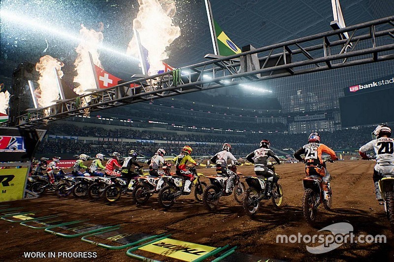 El videojuego oficial del Monster Energy Supercross llegará en febrero