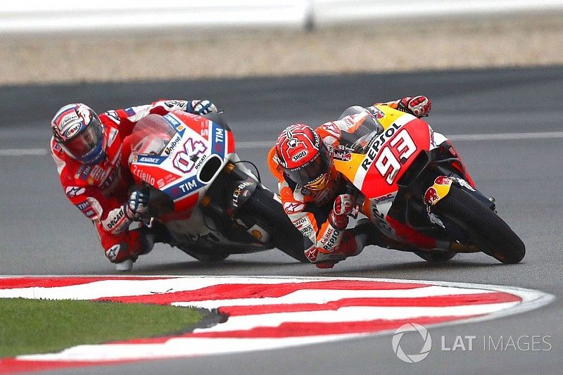 Marc Marquez, Repsol Honda Team, Andrea Dovizioso, Ducati Team