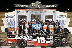 Noah Gragson beats Kyle Busch for NASCAR Truck win at Kansas