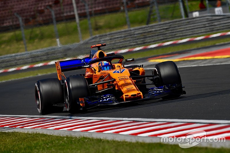 McLaren laat Norris rijden tijdens eerste vrije training in Spa