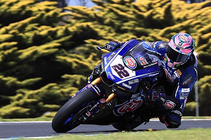 Yamaha: Alex Lowes stürzt in Lukey Heights