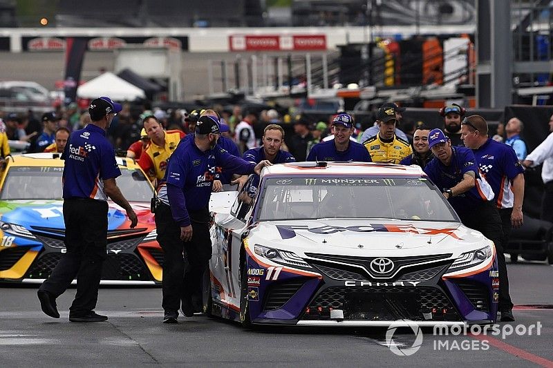 Denny Hamlin, Joe Gibbs Racing, Toyota Camry FedEx Ground