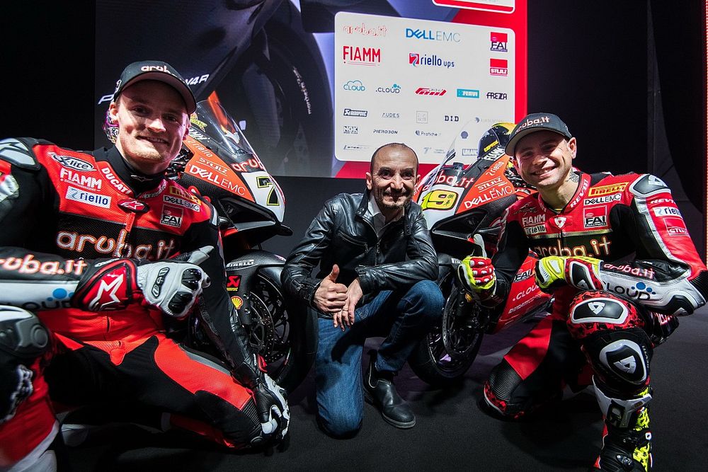 Chaz Davies, Alvaro Bautista, Ducati Team, Claudio Domenicali