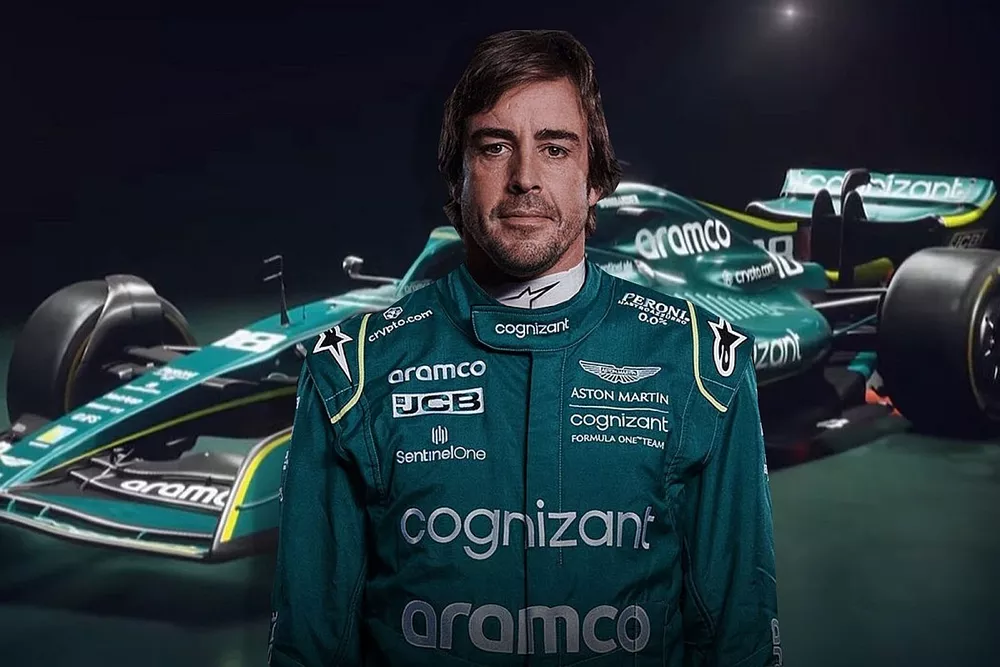 Montaje Alonso - Aston Martin