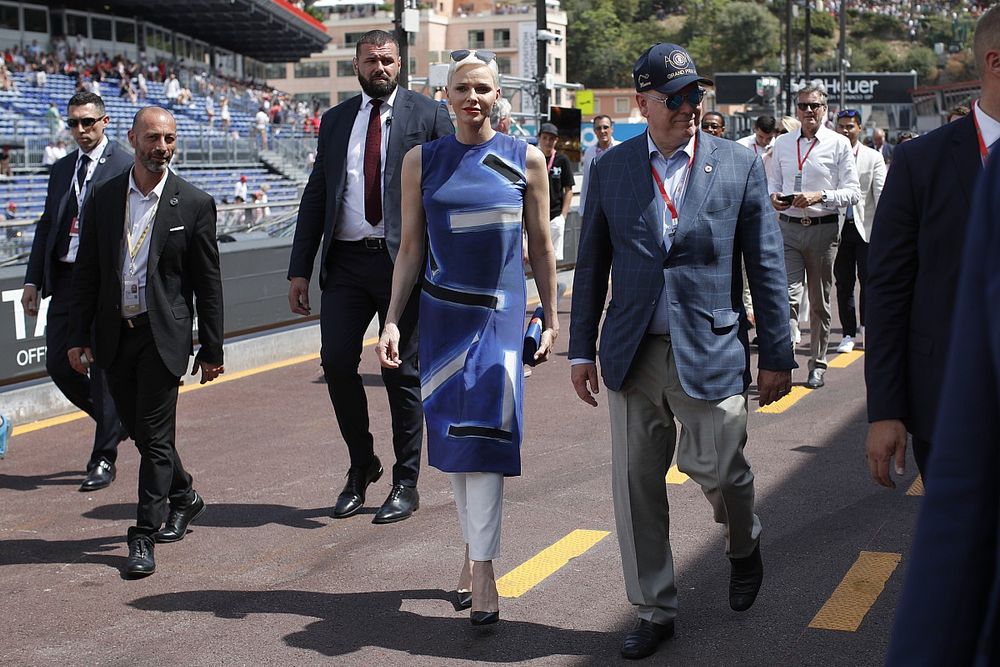 Princess Charlene and Prince Albert II of Monaco