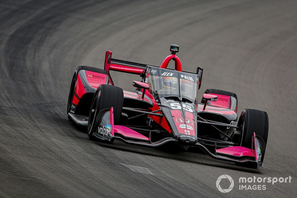 Alex Palou remontó al 12° en la primera carrera en Mid-Ohio