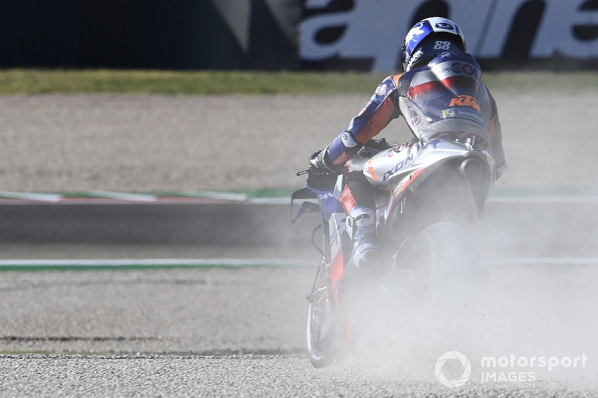 Fotos: el frío primer día del GP de Aragón de MotoGP