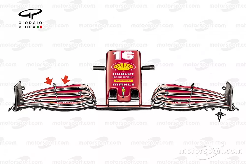 Ferrari SF1000 front wing Emilia-Romagna GP
