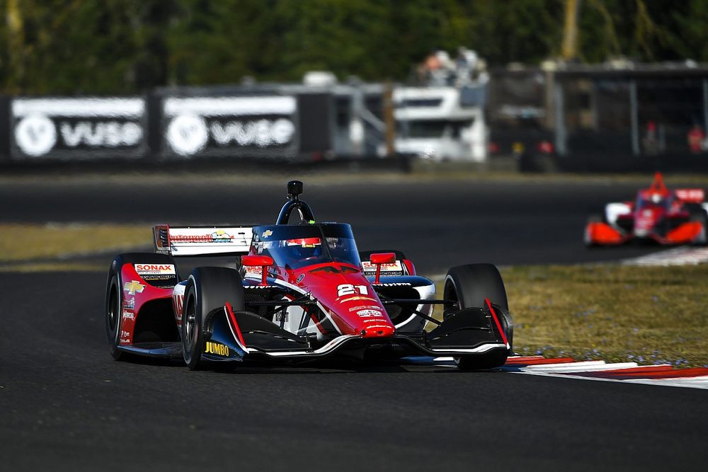 VeeKay: Timing van cautions voorkwam top-tien-resultaat Portland