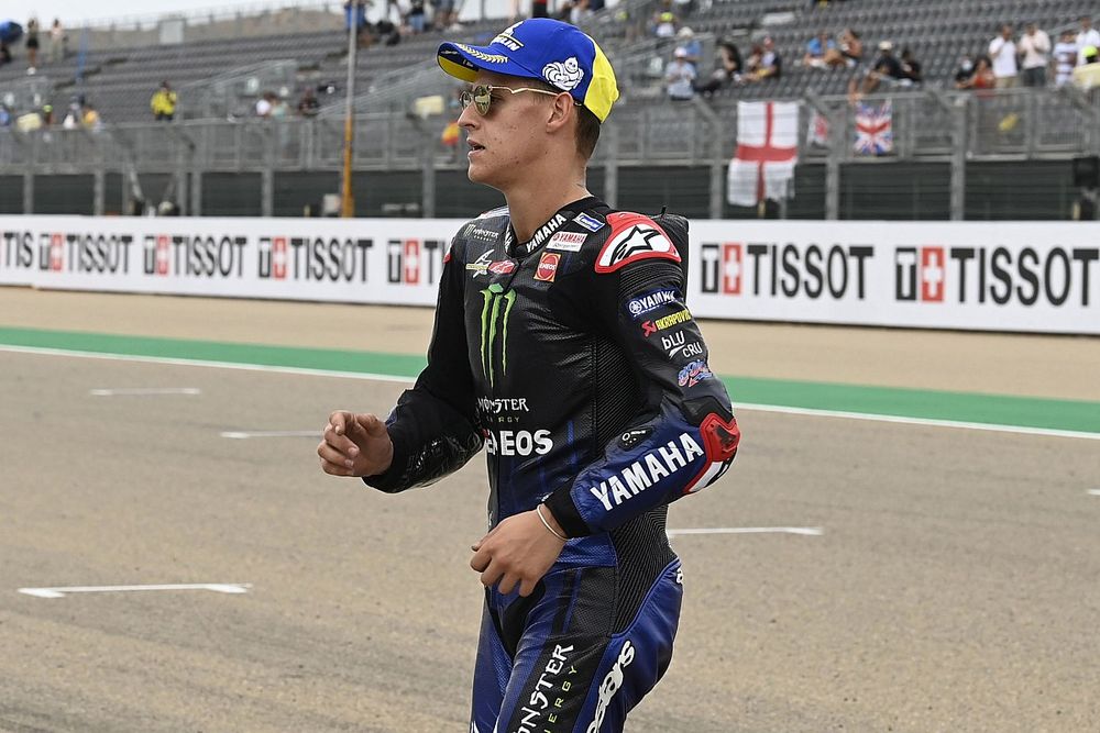 Quartararo se baja de los candidatos al podio el domingo en Aragón