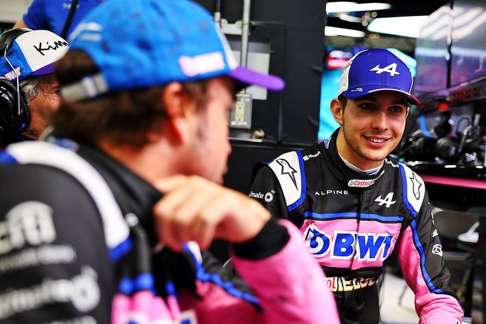 Esteban Ocon, Alpine F1 Team, Fernando Alonso, Alpine F1 Team