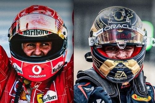 F1 - Verstappen iguala pódios de Schumacher na Ferrari: compare números de Max na Red Bull x Michael na Scuderia