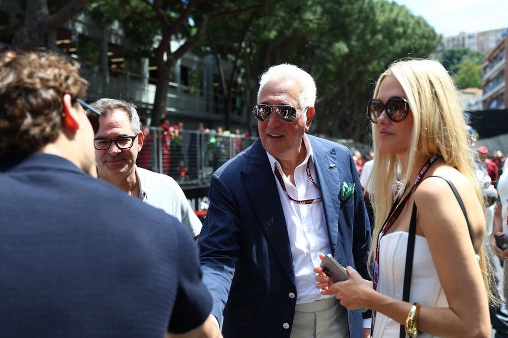Lawrence Stroll, Owner of Aston Martin F1 Team  on the grid 