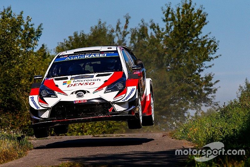 WRCドイツ土曜日:ライバル脱落でトヨタがトップ3独占、勝田貴元は10番手