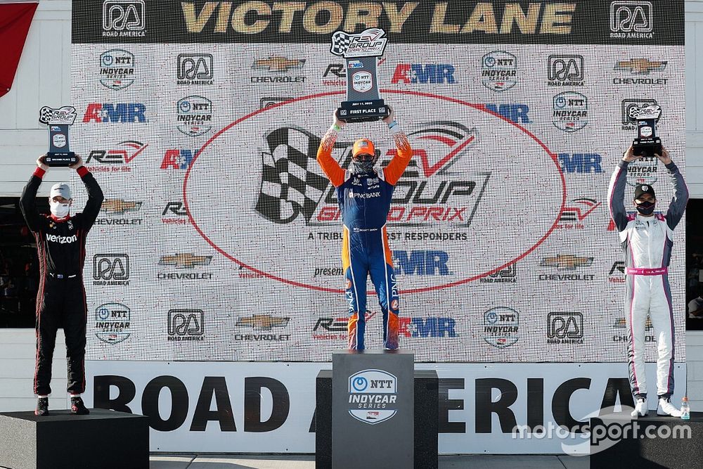 Palou logró su primer podio en IndyCar