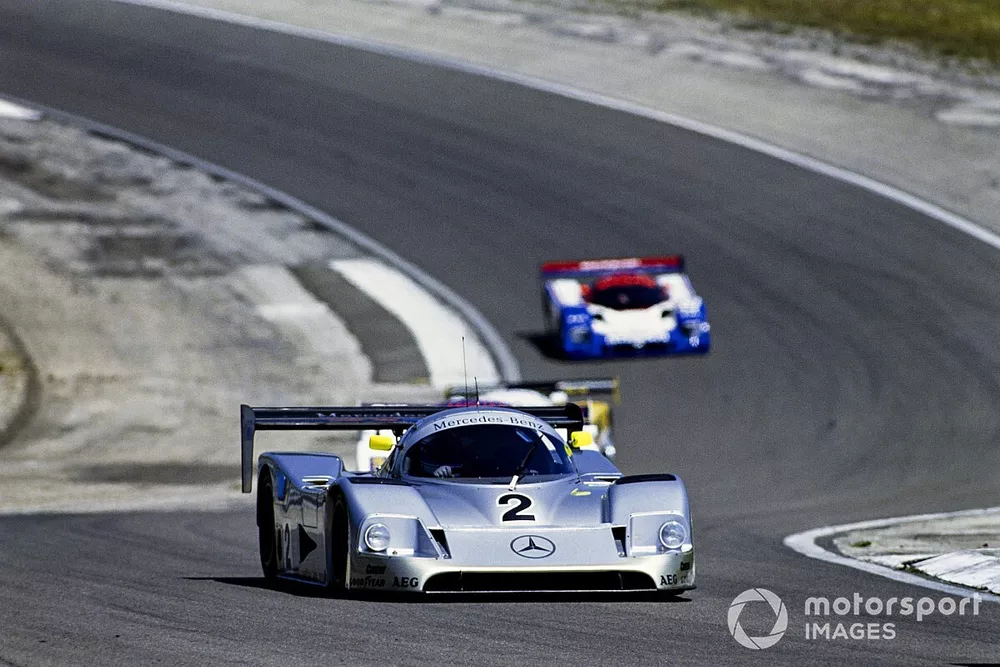Jochen Mass, Michael Schumacher, Mercedes-Benz C11