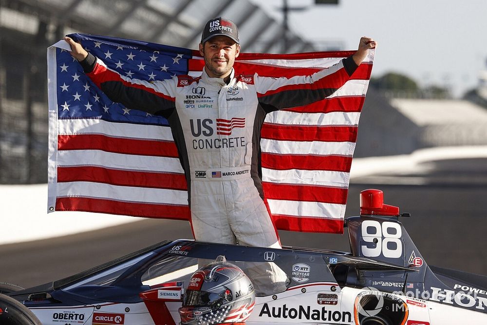 Pole Winner Marco Andretti, Andretti Herta with Marco & Curb-Agajanian Honda