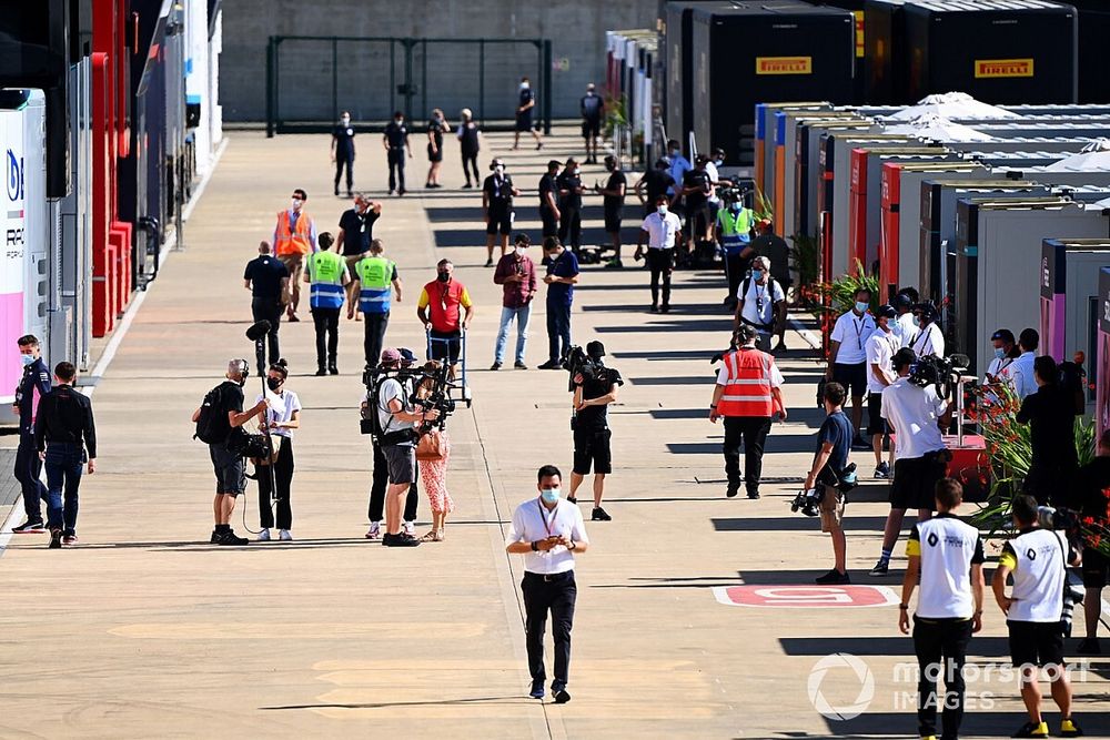 Le paddock à Silverstone